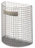 Außen Abfallbpapierkorb TKG Filigrano 18 Liter Silber